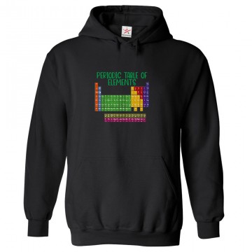 Periodic Table Of Elements Classic Unisex Kids and Adults Pullover Hoodie For Chemists